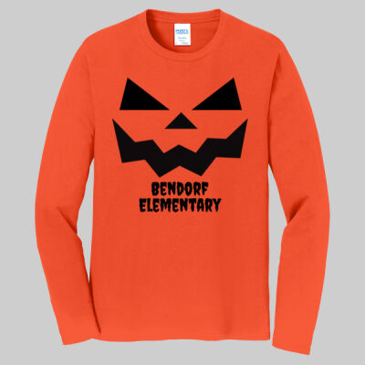 Adult Long Sleeve Shirt - Fall - Jacko Lantern Black Thumbnail