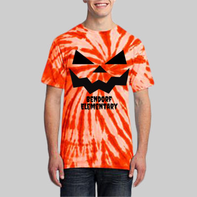 Adult Tie-Dye T-Shirt - Fall - Jacko Lantern Black Thumbnail
