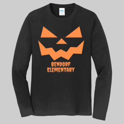 Adult Long Sleeve Shirt - Seasonal Fall - Jacko Lantern Orange  Thumbnail