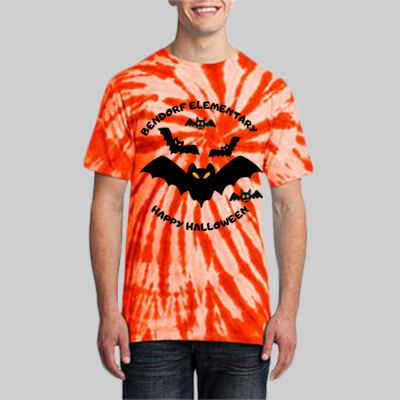 Adult Tie-Dye T-Shirt - Fall - Bats Thumbnail