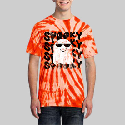Adult Tie-Dye T-Shirt - Fall - Cool Ghost Thumbnail