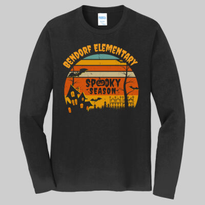 Adult Long Sleeve Shirt - Fall - Haunted House Thumbnail
