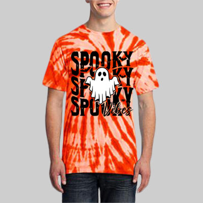 Adult Tie-Dye T-Shirt - Fall - Spooky Vibes Thumbnail