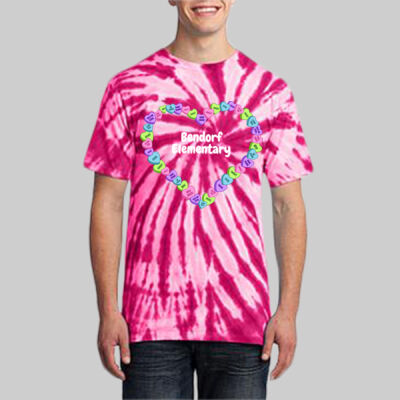 Adult Tie-Dye T-Shirt - Spring Holidays - Candy Hearts Thumbnail