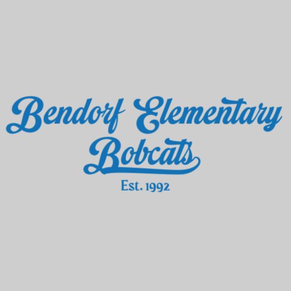 Retro Bendorf Elementary Bobcats Blue Thumbnail