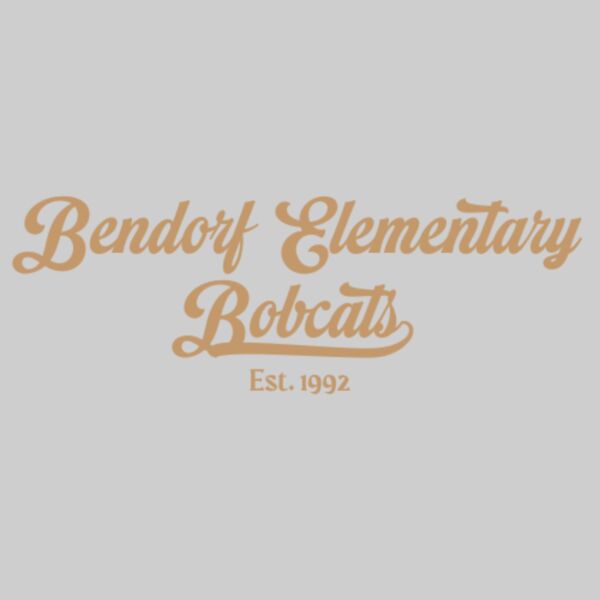 Retro Bendorf Elementary Bobcats Tan Thumbnail