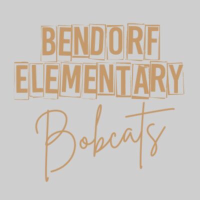 Bendorf Elementary Bobcats Cursive Tan Thumbnail